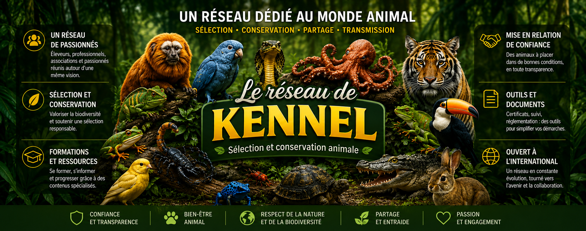 Le Réseau de KENNEL : sélection, conservation et transmission animale
